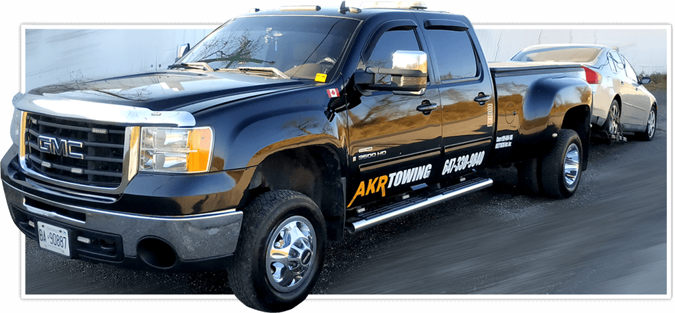 car towing services by AKR Towing Inc.